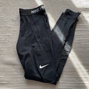 Black Nike Pro Leggings Sz L
